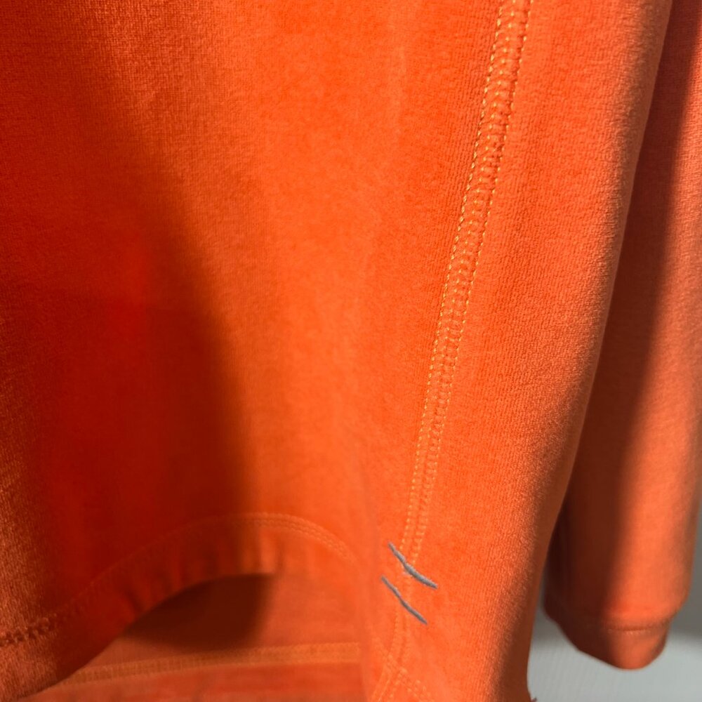 Tommy Bahama Marlin Logo Fleece 3/4 Zip Orange Men M Pullover Activewear Casual - Picture 6 of 9